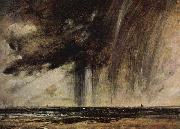 John Constable Constable Seascape Study with Rain Cloud c.1824 Germany oil painting artist